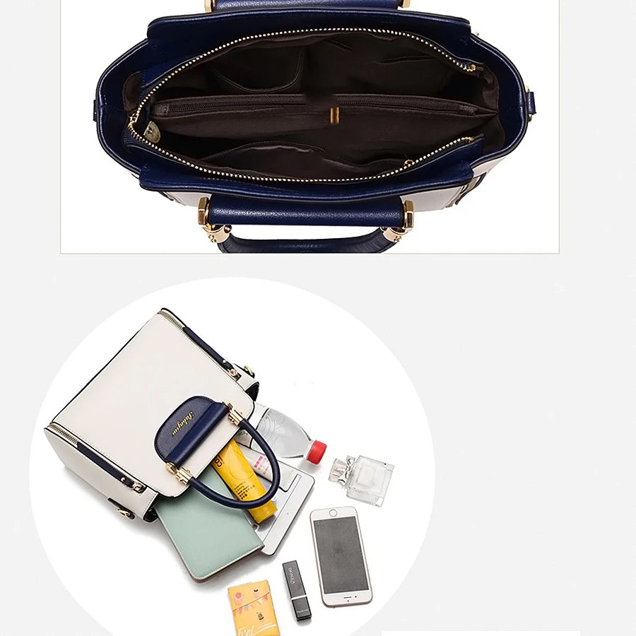 Hit Color Held Bag/European The United States All match shoulder.