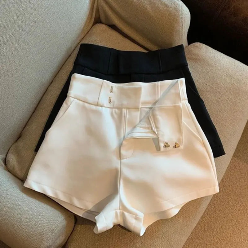 Comfrey MooyufonShorts Women/Harajuku Elegance High Waisted Shorts /A Line Slim Casual/Hot Girl Straight Sexy.