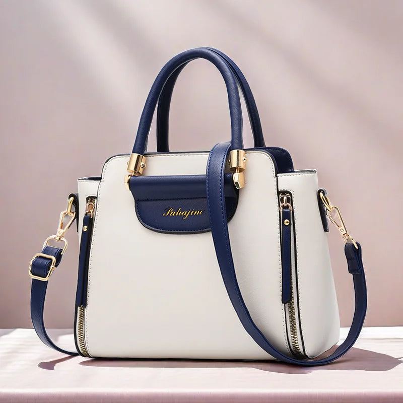 Hit Color Held Bag/European The United States All match shoulder.