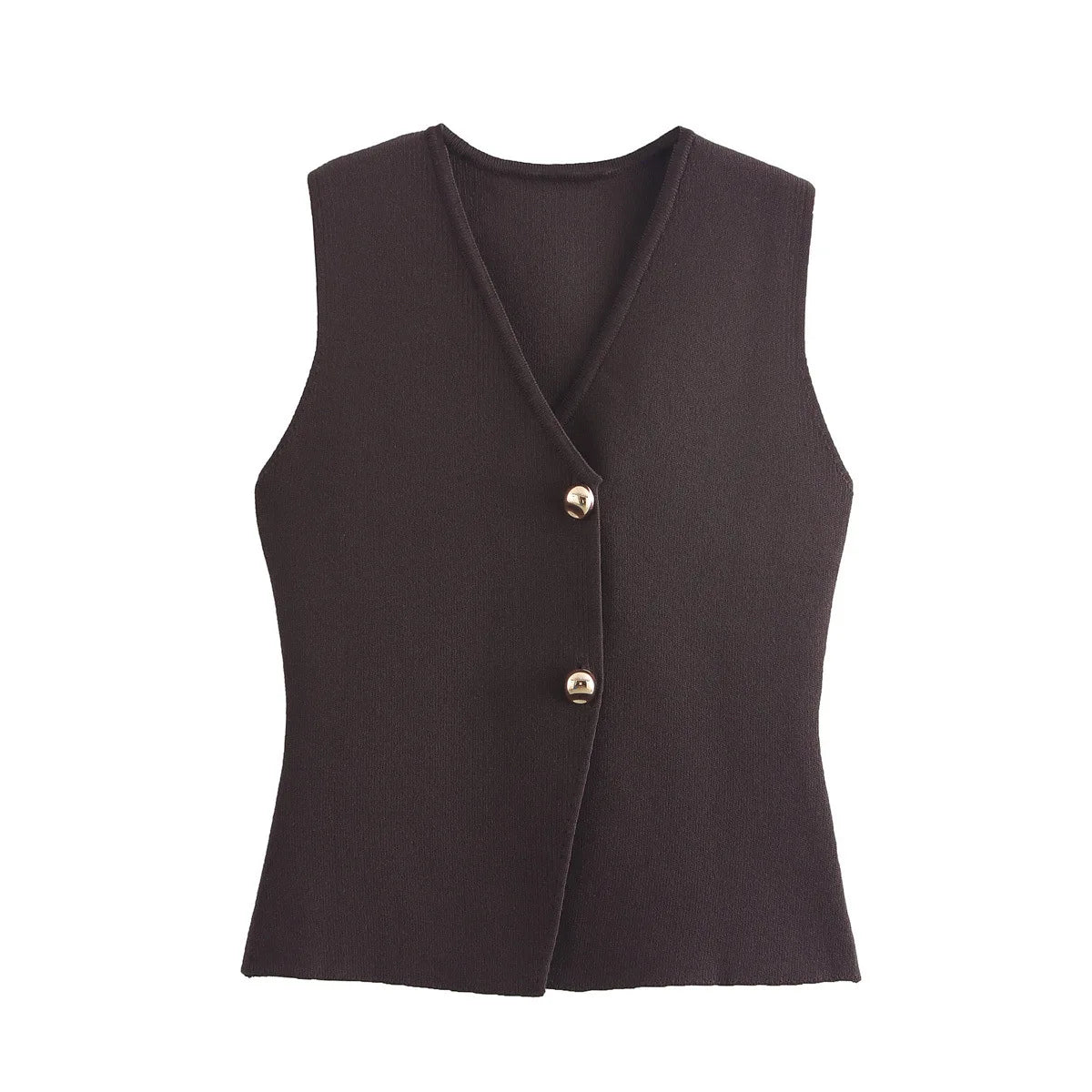Solid Knit Vest Top/Cropped Sleeveless/Top Female Holiday Knitted Short Tops/Tatting Craft.