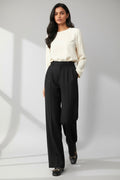Refined Business Casual Trouser’s/Wide Leg Button Fly/Full Length Pocket Pant’s/Non Stretched.