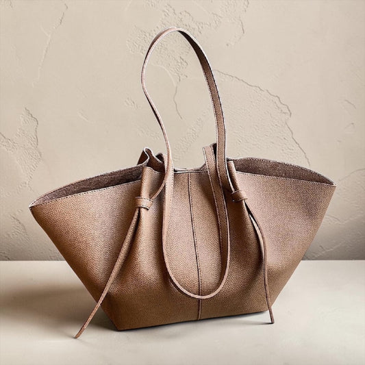 Branded Designer Shoulder Tote Bags For Women Soft PU Leather 2-IN-1 Big Capacity Shopper Tote Set|Luxury Designer Handbags