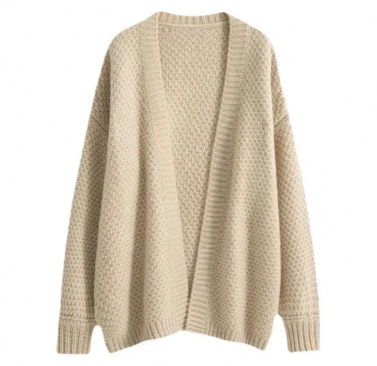 Timeless Oversized Knit Cardigan – Quiet Luxury Collection