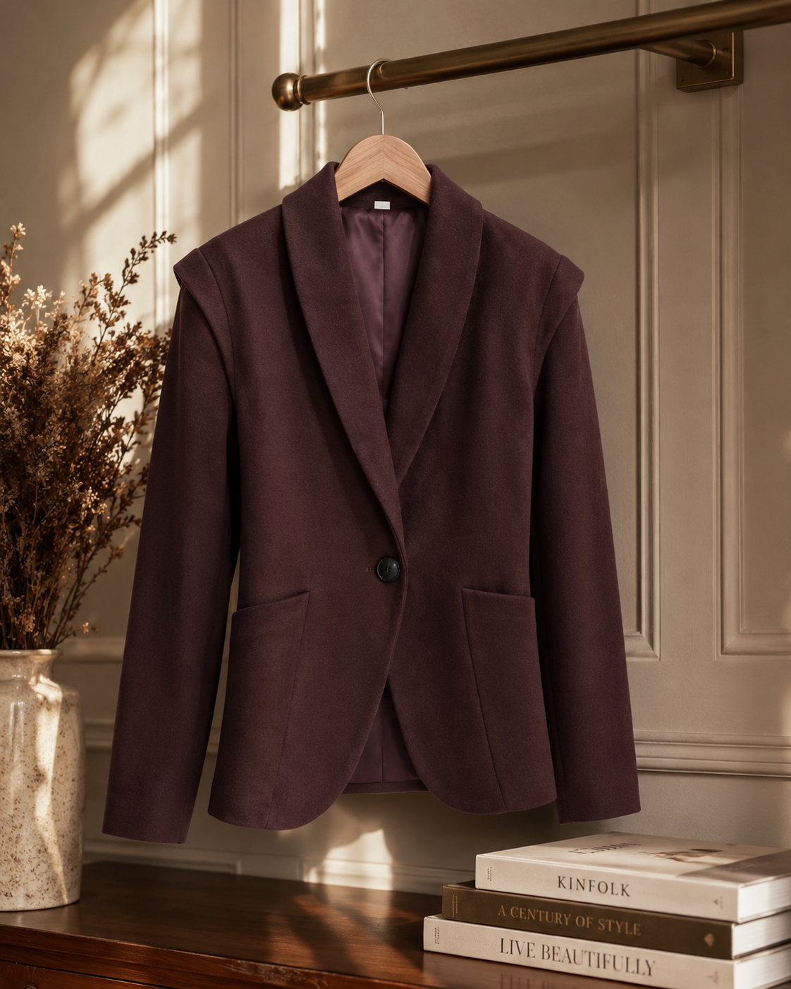 2026 Premium Women’s Slimming Shoulder Pad Suit Jacket – Neutral Style Short Coat ✨