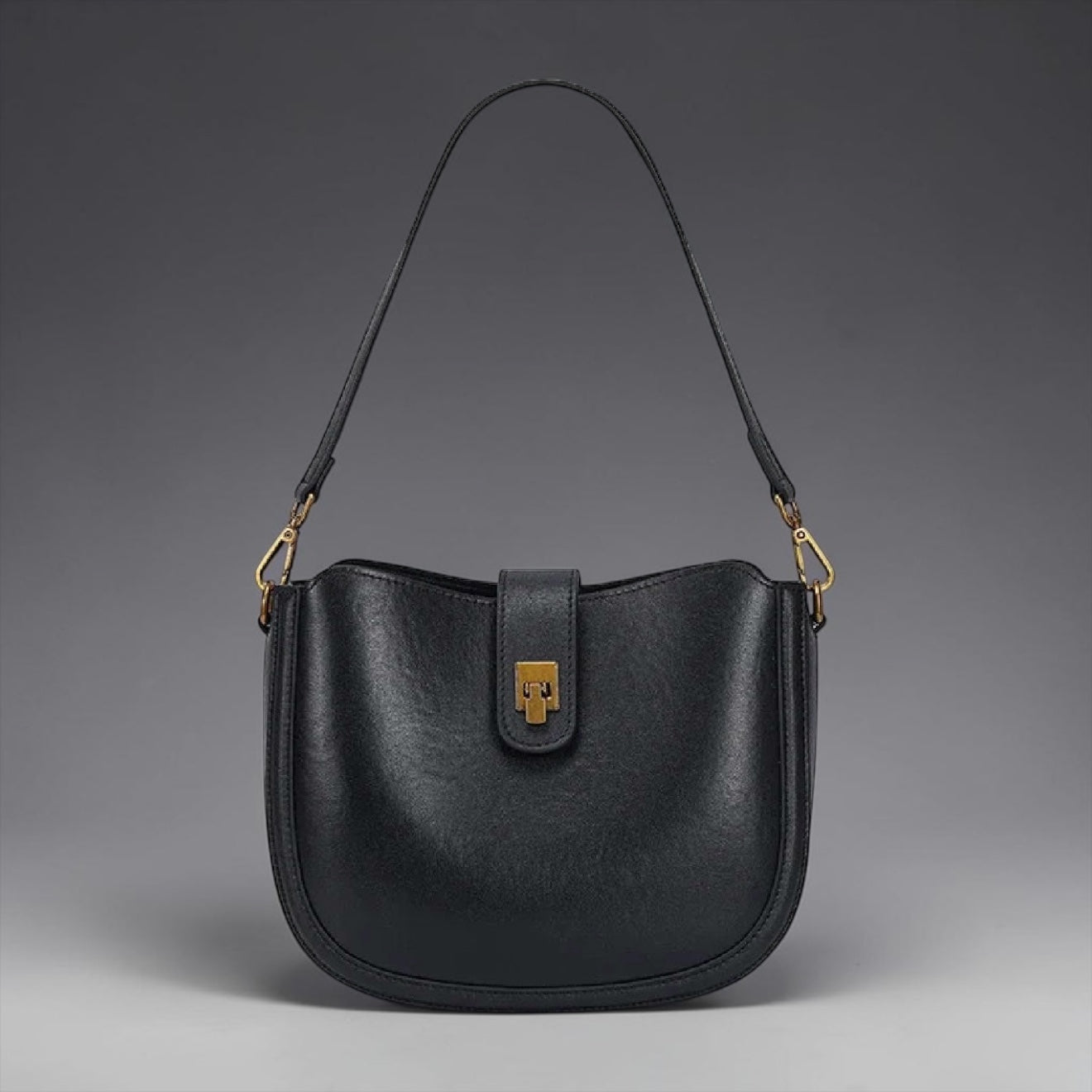 Vintage Luxe Shoulder Bag – Timeless Minimalist Edition