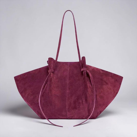 Luxury Faux Suede Tote Bag – Large Capacity Minimalist Shoulder Bag | Modern Blend Boutique