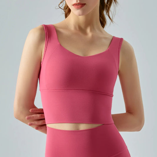 Gym Activewear Fitness Yoga Wear/Breathable High Impact Bra/Adjustable Women Sport’s Bra.