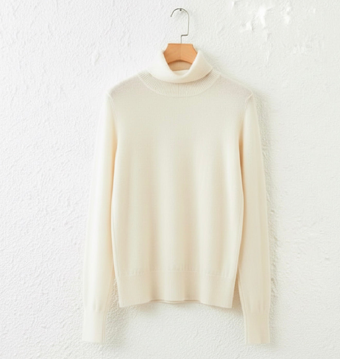 Luxury 100% Cashmere Turtleneck Sweater – Ultra Soft Classic Fit