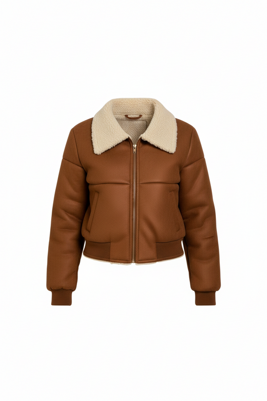 Lapel Fur Autumn Coat/Popular Hot Warmth Thick Lamb Velvet Versatile Coat.