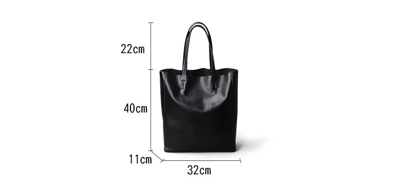 Genuine Leather Luxury Tote Bag – Timeless Everyday Elegance