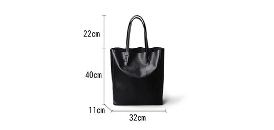 Genuine Leather Luxury Tote Bag – Timeless Everyday Elegance