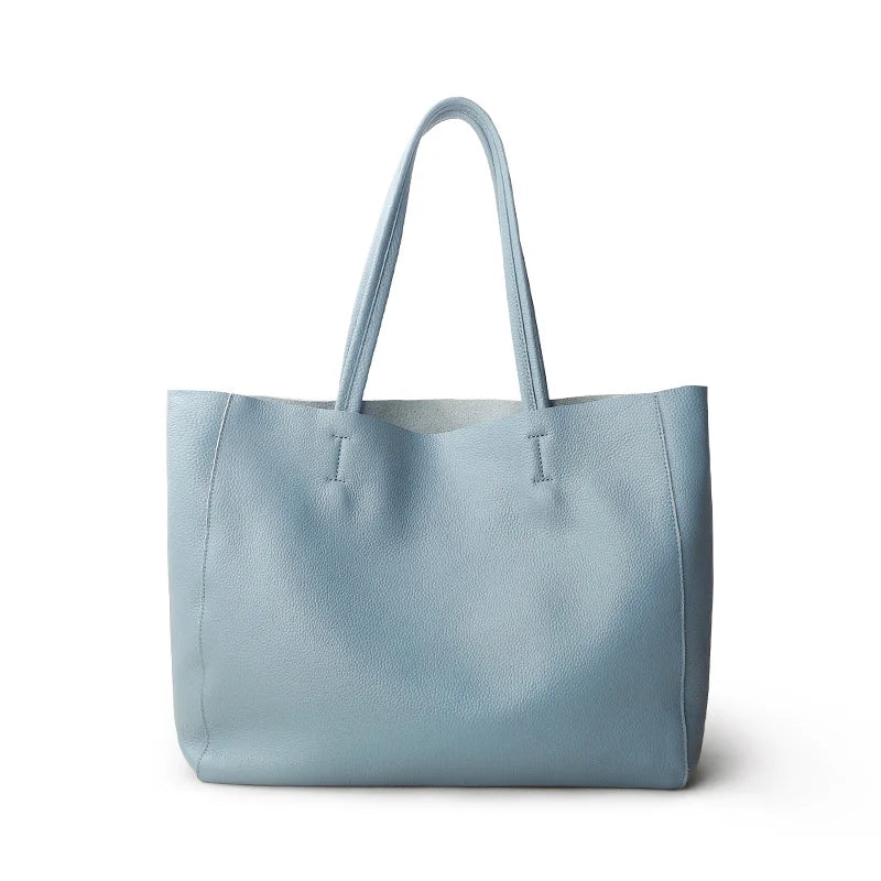 Genuine Leather Luxury Tote Bag – Timeless Everyday Elegance
