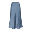 Luxury Satin Maxi Skirt for Women – High Waist Elegant Silk-Inspired A-Line Midi Skirt | Timeless Boutique Fashion