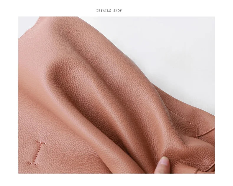 Genuine Leather Luxury Tote Bag – Timeless Everyday Elegance