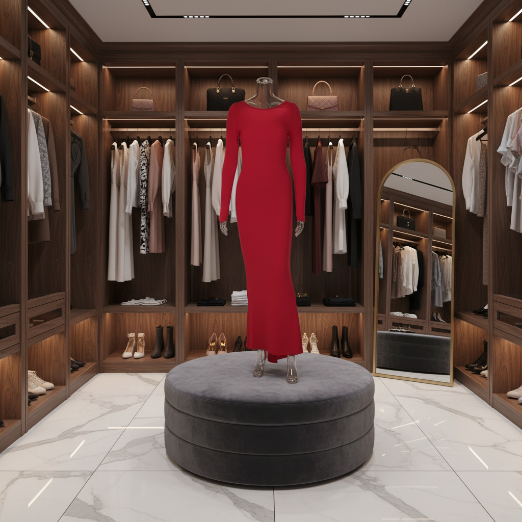 Long-Sleeve Backless Bodycon Maxi Dress Solid Cuched Sexy Design/Natural Digital.