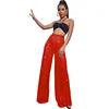 Elegant High-Waist Sequin Wide Leg Pants – Luxury Evening Statement Trousers for Women | Modern Blend Boutique