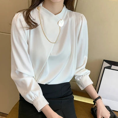 Boutique Fashion 2026 Spring V-Collar Blouse | Modern Blend Boutique