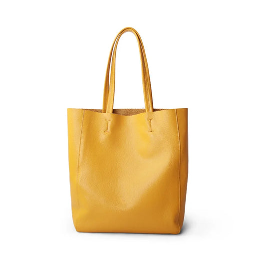 Genuine Leather Luxury Tote Bag – Timeless Everyday Elegance