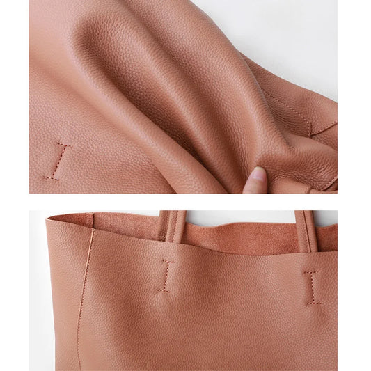 Genuine Leather Luxury Tote Bag – Timeless Everyday Elegance
