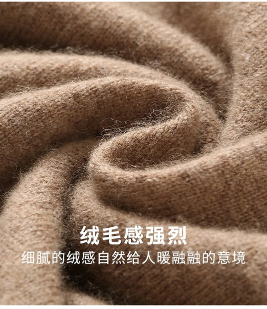 Luxury 100% Cashmere Turtleneck Sweater – Ultra Soft Classic Fit