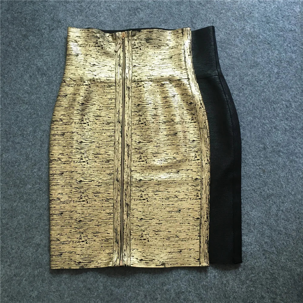 High-Waisted Black Bodycon Pencil Skirt | Stretchy Slim-Fit Midi Skirt for Women | Elegant Shaping Skirt