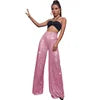 Elegant High-Waist Sequin Wide Leg Pants – Luxury Evening Statement Trousers for Women | Modern Blend Boutique