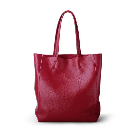Genuine Leather Luxury Tote Bag – Timeless Everyday Elegance