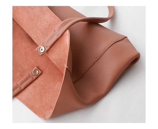 Genuine Leather Luxury Tote Bag – Timeless Everyday Elegance