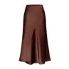 Luxury Satin Maxi Skirt for Women – High Waist Elegant Silk-Inspired A-Line Midi Skirt | Timeless Boutique Fashion