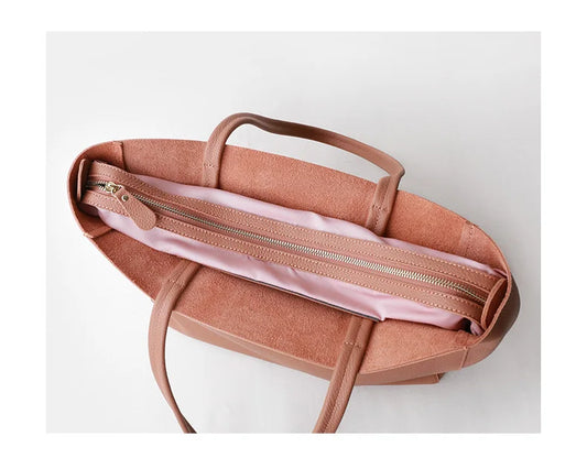 Genuine Leather Luxury Tote Bag – Timeless Everyday Elegance