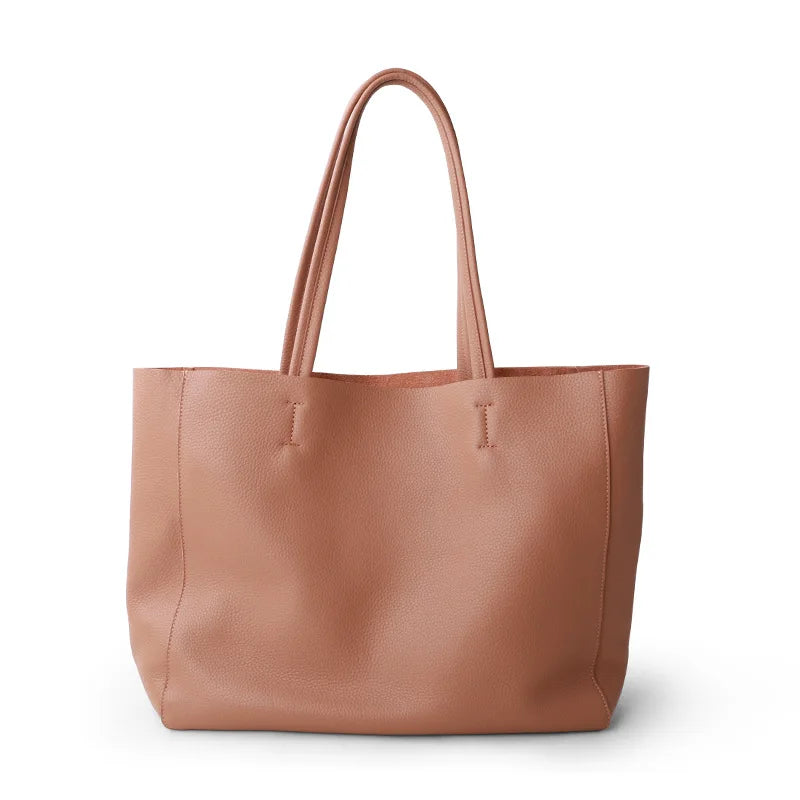 Genuine Leather Luxury Tote Bag – Timeless Everyday Elegance