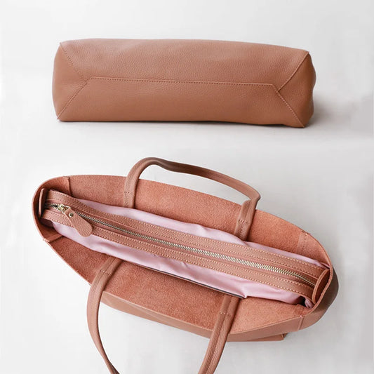 Genuine Leather Luxury Tote Bag – Timeless Everyday Elegance