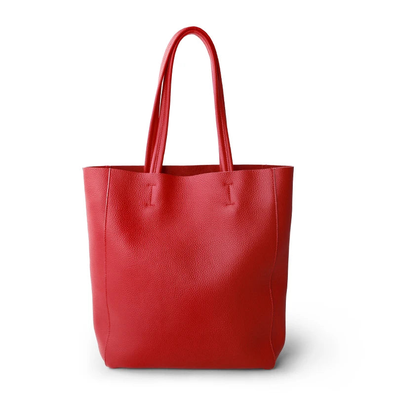 Genuine Leather Luxury Tote Bag – Timeless Everyday Elegance