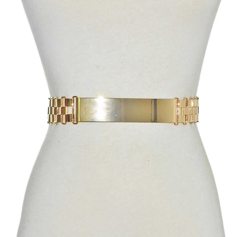 Unique Gold Silver Belt’s/Classy Elastic Brand Belt’s//5 color’s Available/Perfect For Dresses.