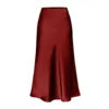 Luxury Satin Maxi Skirt for Women – High Waist Elegant Silk-Inspired A-Line Midi Skirt | Timeless Boutique Fashion