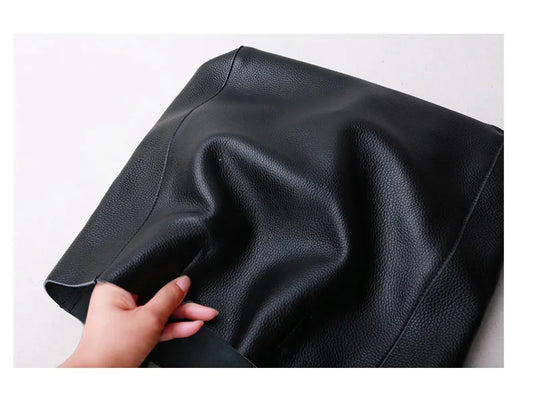 Genuine Leather Luxury Tote Bag – Timeless Everyday Elegance