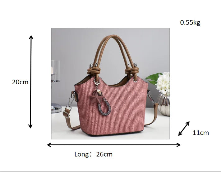 Autumn Creative Solid Color Pattern Bag/Suitable for Holiday’s/Single Strap.