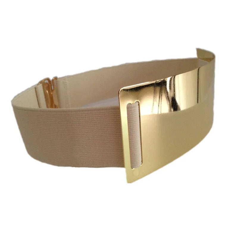 Unique Gold Silver Belt’s/Classy Elastic Brand Belt’s//5 color’s Available/Perfect For Dresses.