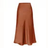 Luxury Satin Maxi Skirt for Women – High Waist Elegant Silk-Inspired A-Line Midi Skirt | Timeless Boutique Fashion