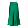Luxury Satin Maxi Skirt for Women – High Waist Elegant Silk-Inspired A-Line Midi Skirt | Timeless Boutique Fashion