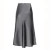 Luxury Satin Maxi Skirt for Women – High Waist Elegant Silk-Inspired A-Line Midi Skirt | Timeless Boutique Fashion