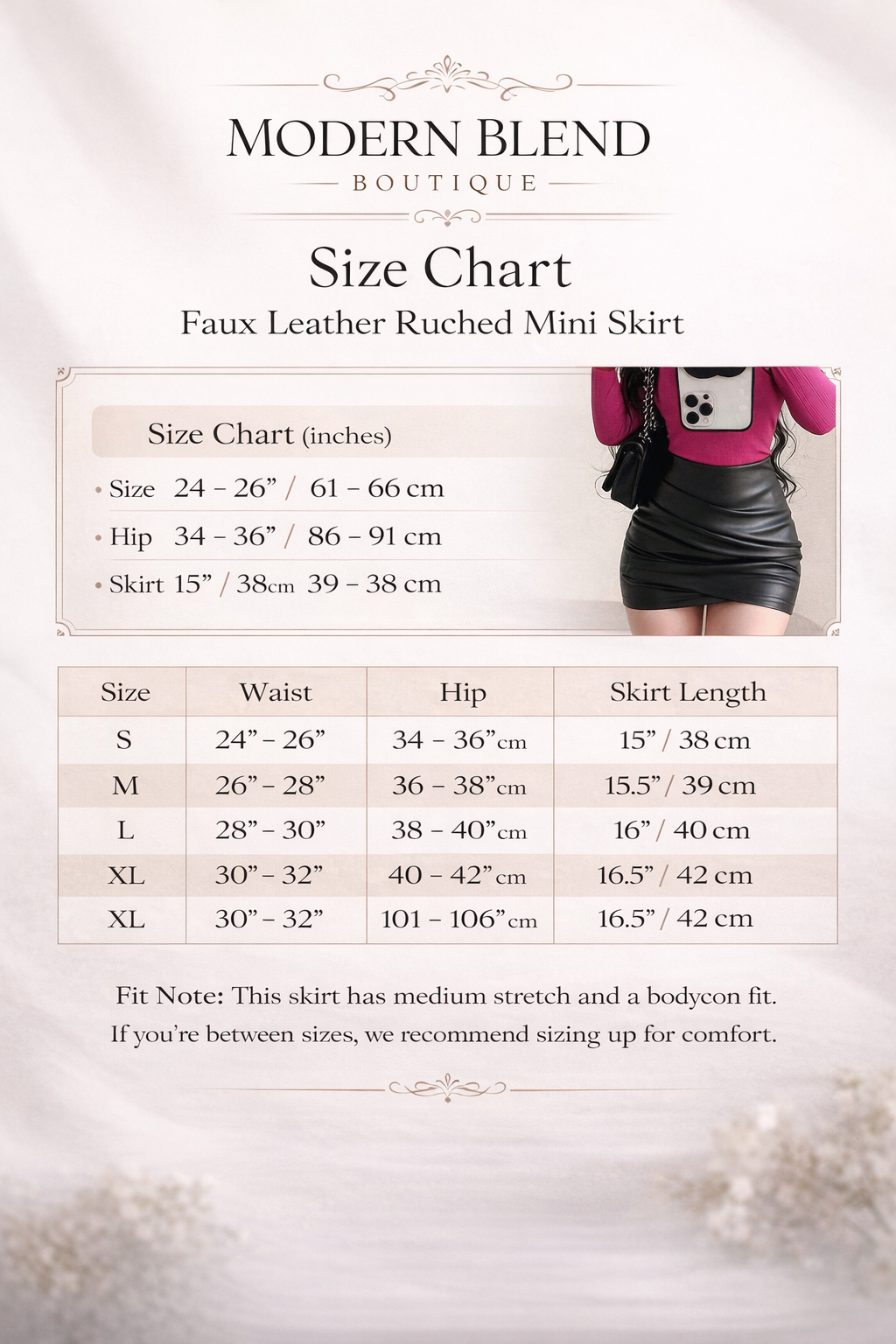 Women’s Faux Leather Ruched Mini Skirt – High Waist Bodycon Hip Wrap Club Skirt