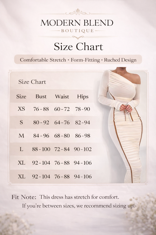 Elegant One-Shoulder Ruched Midi Dress – Sculpted Silhouette Luxury Dress