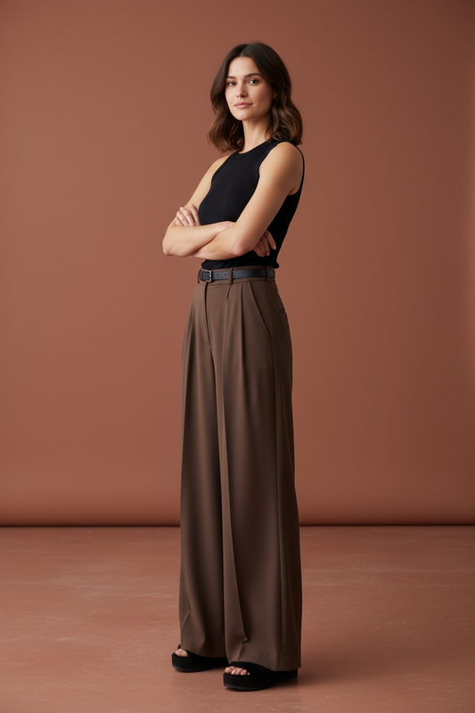 Daily Baggy Khaki Pant’s/Wide Leg Corduroy Pant’s/High Waist Casual Pant’s/Woman Zipper Button Fly Straight Trouser’s.