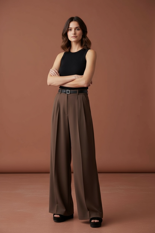 Daily Baggy Khaki Pant’s/Wide Leg Corduroy Pant’s/High Waist Casual Pant’s/Woman Zipper Button Fly Straight Trouser’s.