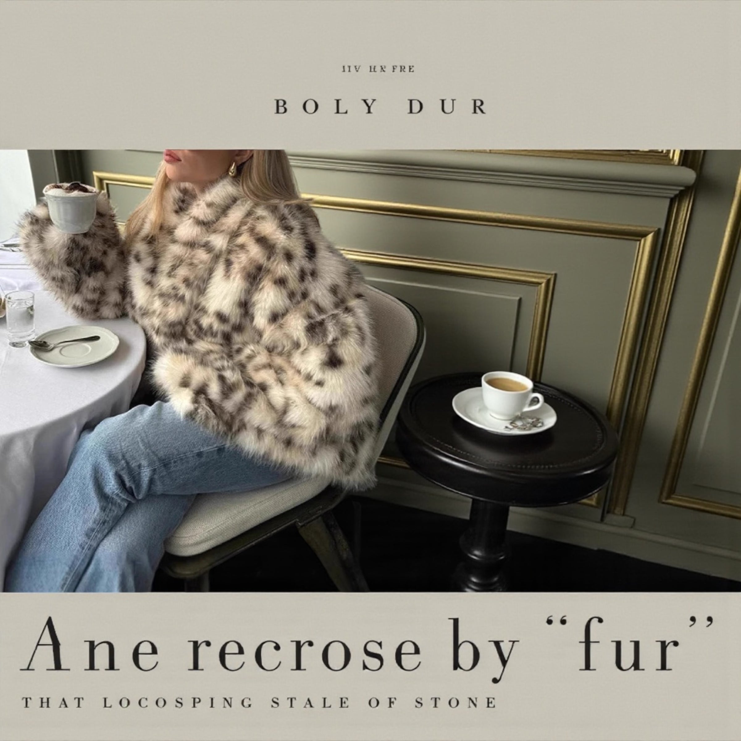 Faux Fur Coat’s/Casual Daily Coat/Turn Down Collar/Full Sleeve Leopard Print/Open Stitch Thick Warm Jackets Street Wear Winter.