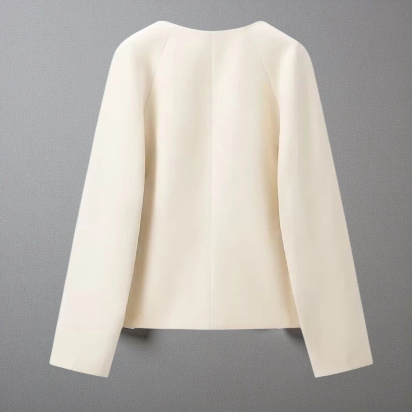 Strapped V Neck Elegant Blazer/New Long Sleeve/Metal Buckle Jacket Fashion Tide Autumn.