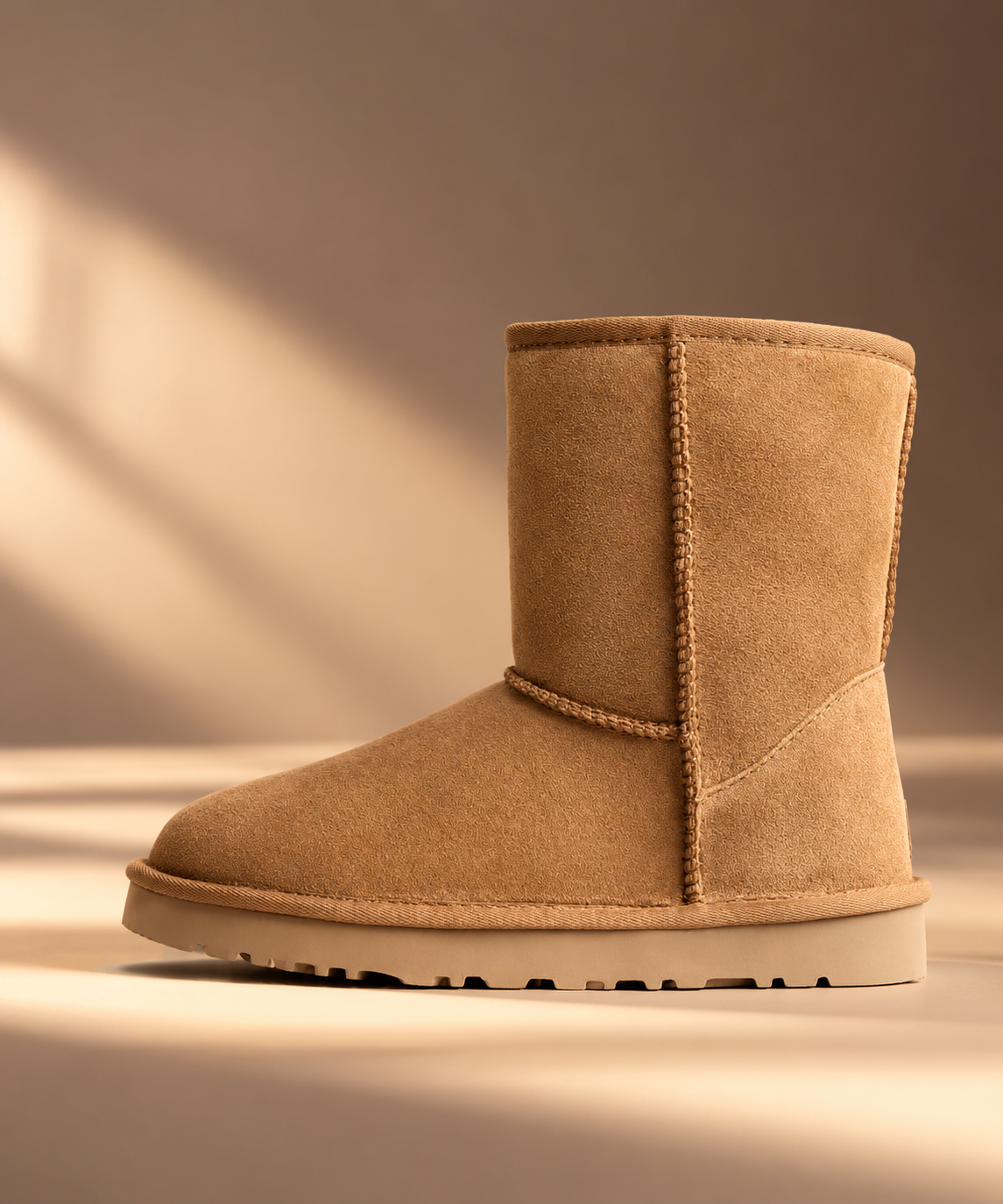 Women's Fur Integrated Snow Boots High-Quality Sheepskin and Wool Chestnut Color Simple and Versatile Black Gray Warm, Durable