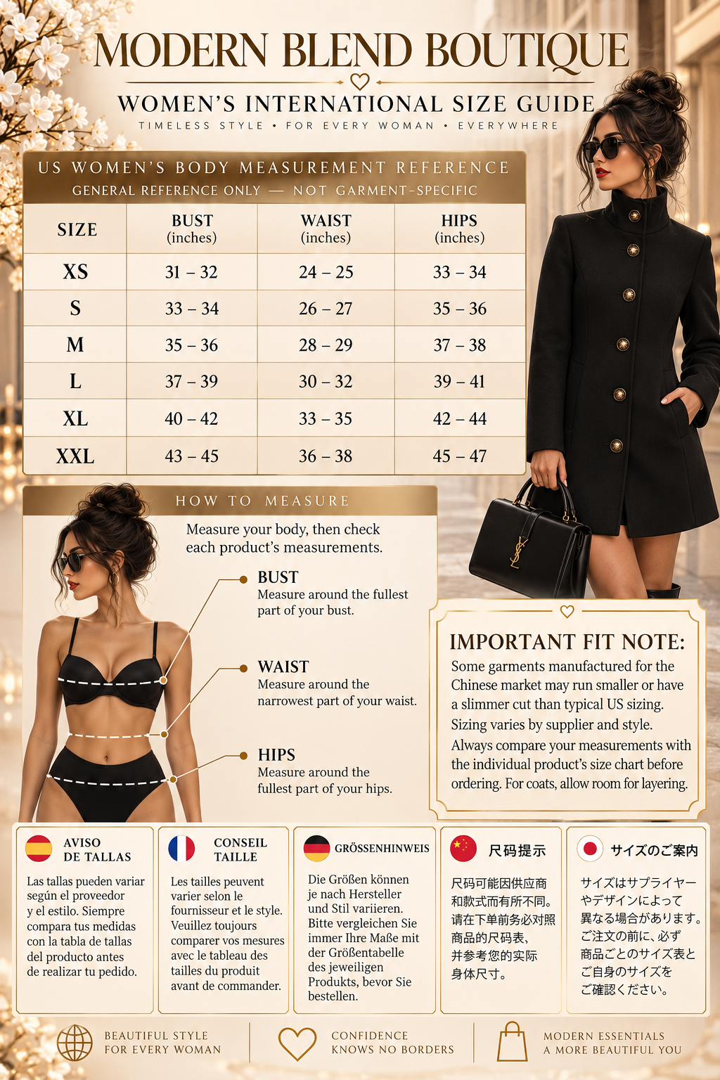 Women’s Wool-Look Tailored A-Line Coat | Stand Collar, Button Front, Slim Fit – Fall/Winter (Copy)