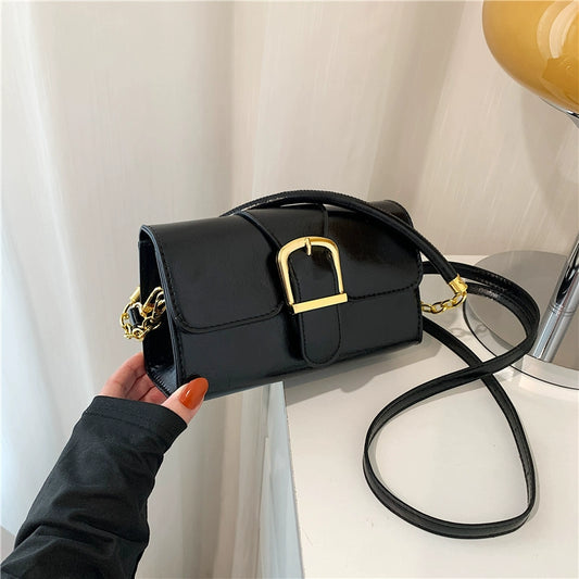 Accessible Luxury Mk Sky Authentic Handbag/Classy Stylish Textured Crossbody/Large Resistant Capacity Minority All-Match Shoulder.